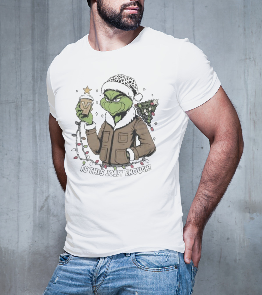 Vanderbilt Commodores Grinch Christmas Is This Jolly Enough T-Shirt