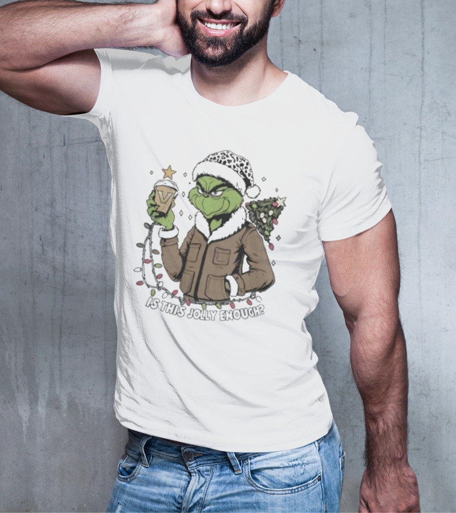 Vanderbilt Commodores Grinch Christmas Is This Jolly Enough T-Shirt