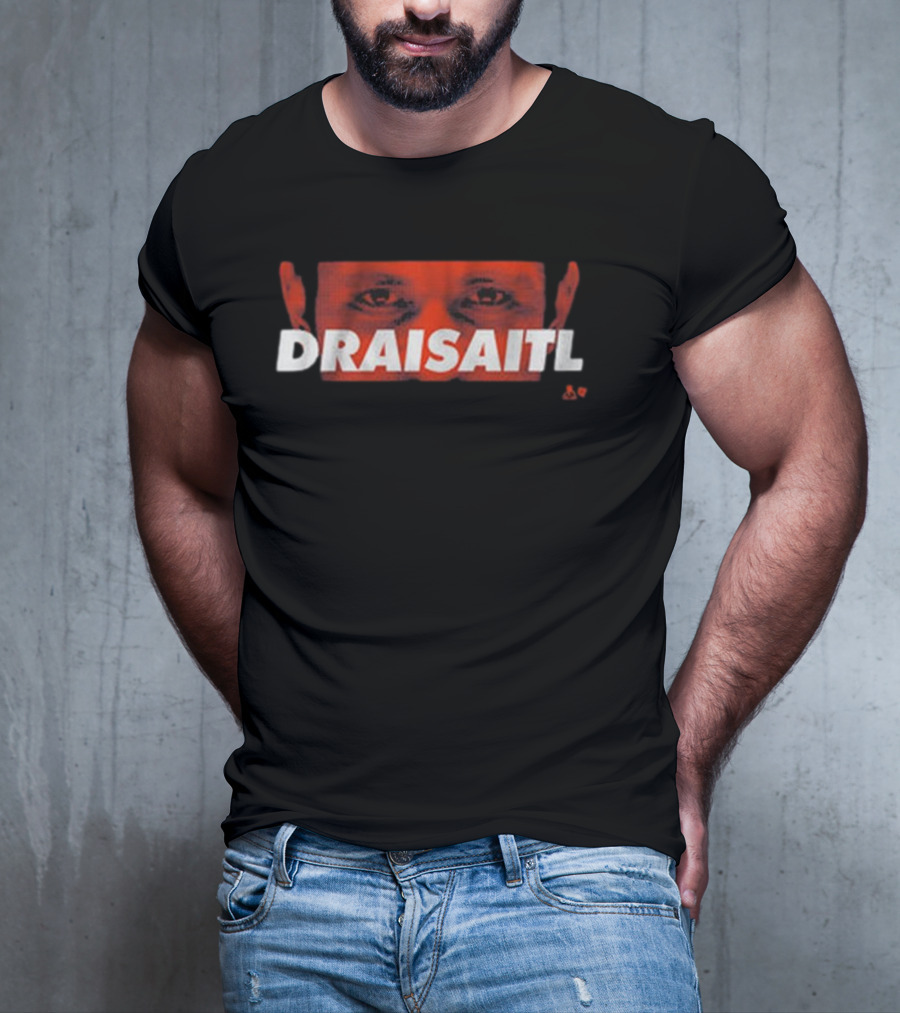 Draisaitl Eyes Bold Red Focus T-Shirt