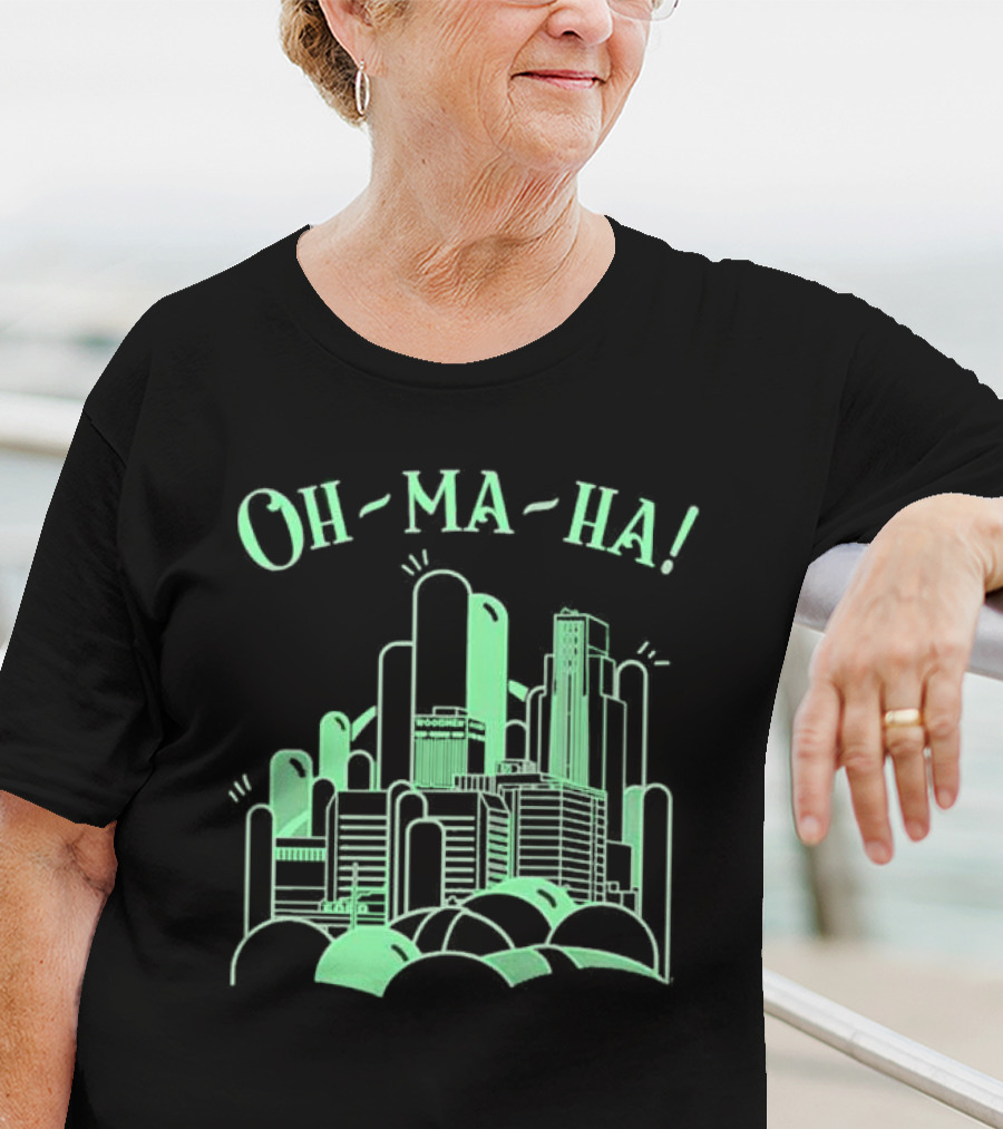 Oh Ma Ha City Skyline Buildings T-Shirt