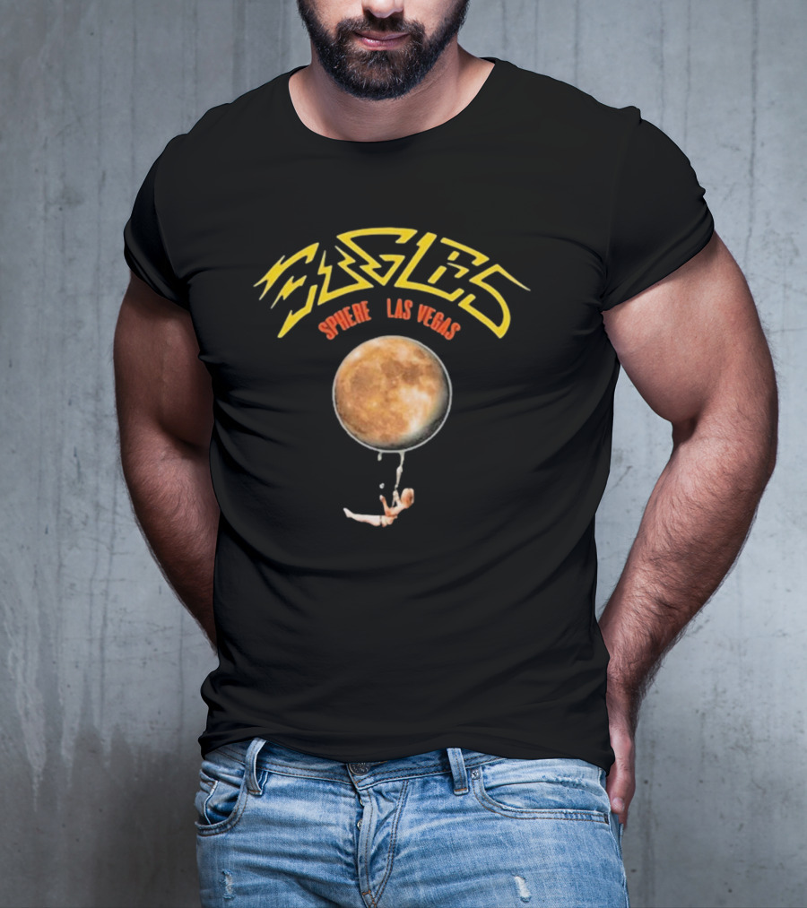 Eagles Sphere Las Vegas Moon Trapeze T-Shirt