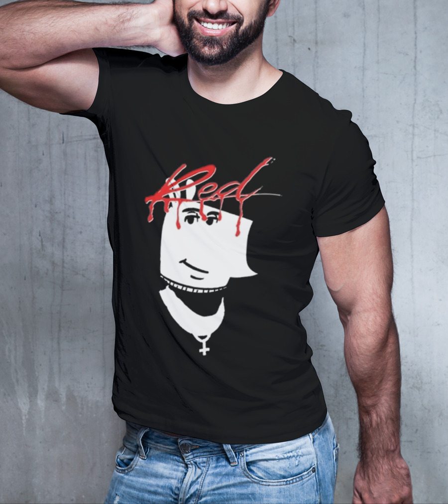 Red Dippytees Chill Guy X Carti T-Shirt