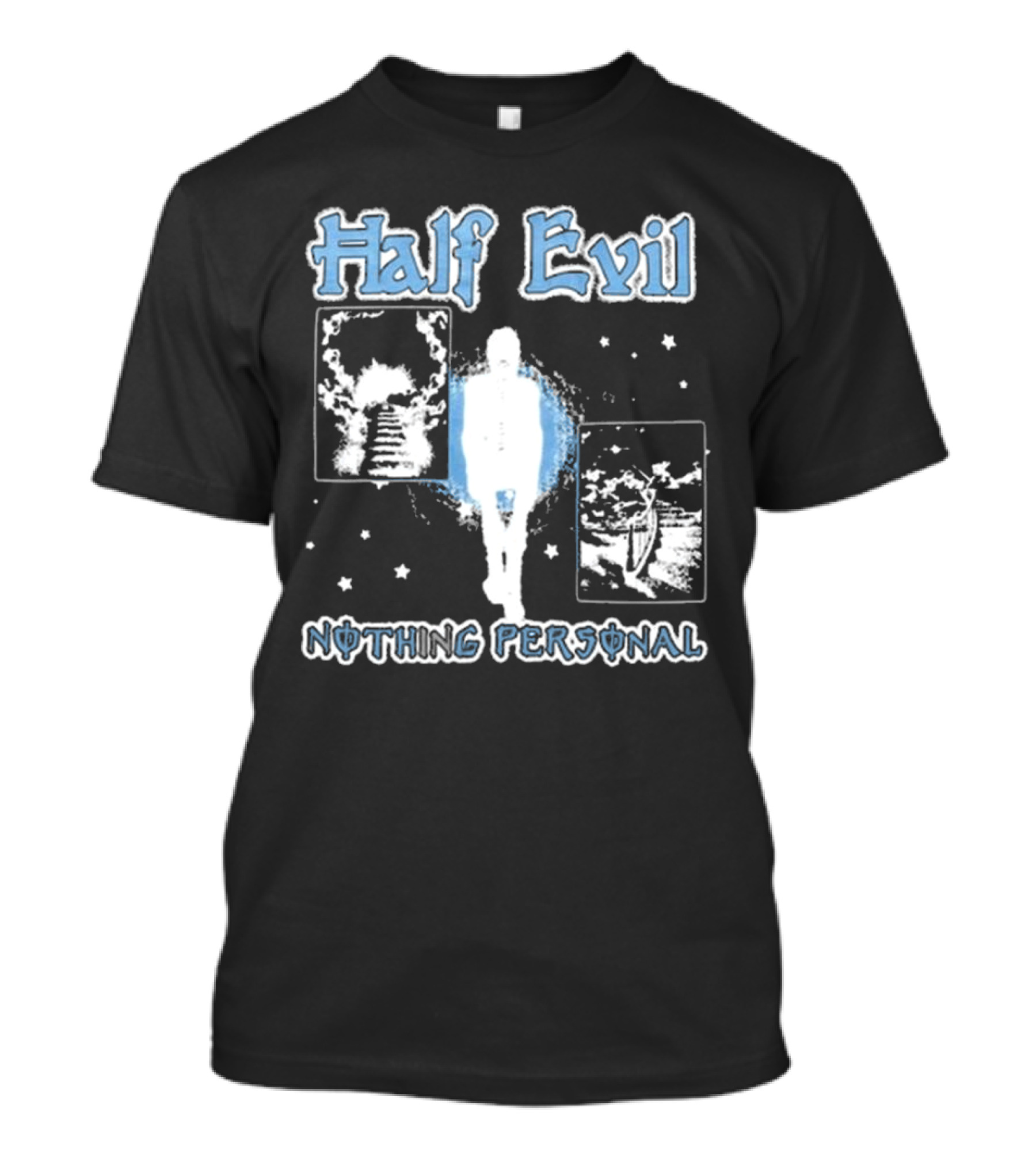 Half Evil Nothing Personal The Stairway To Eternity Cosmic Journey T-Shirt