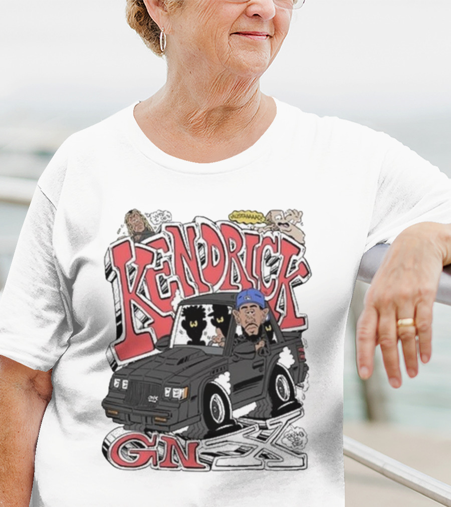 Kendrick GNX Freakorico Cartoon Car T-Shirt