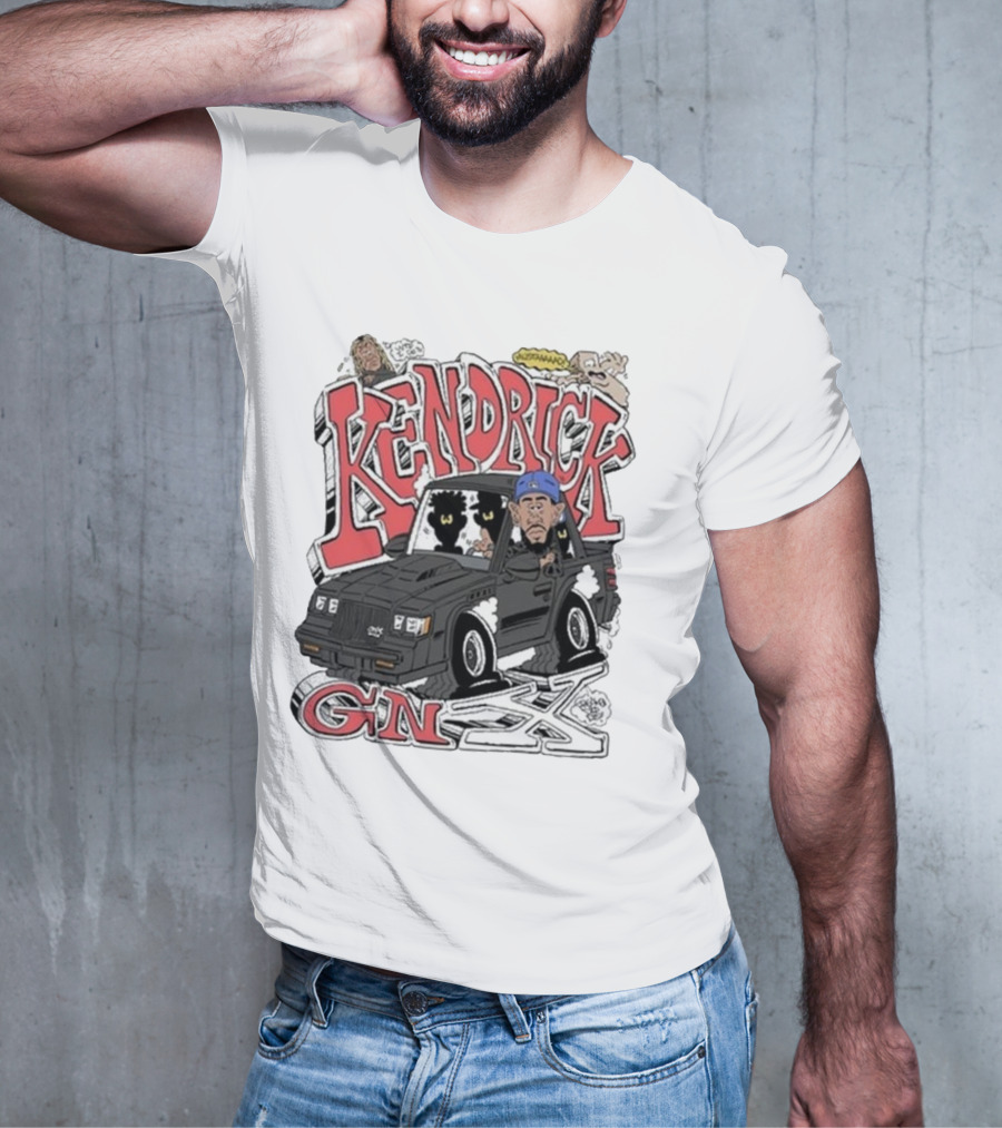 Kendrick GNX Freakorico Cartoon Car T-Shirt