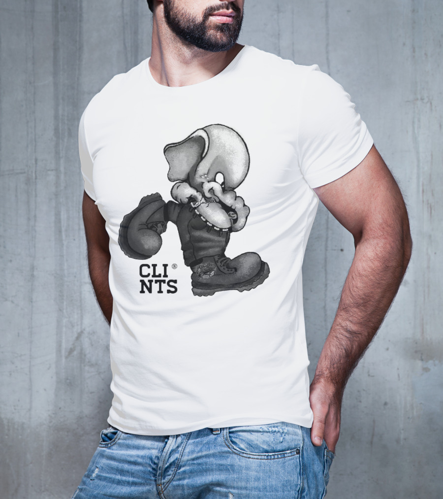 Cli Nts Stomper Character With Large Boots And Beads T-Shirt