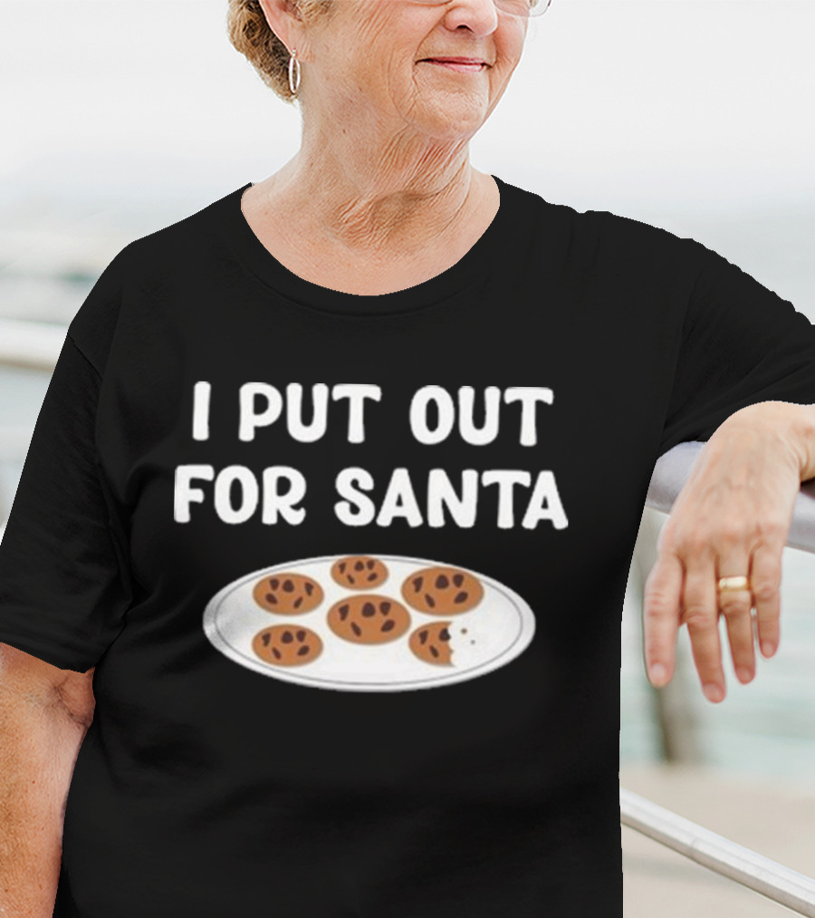 Cookies For Santa Christmas Humor T-Shirt