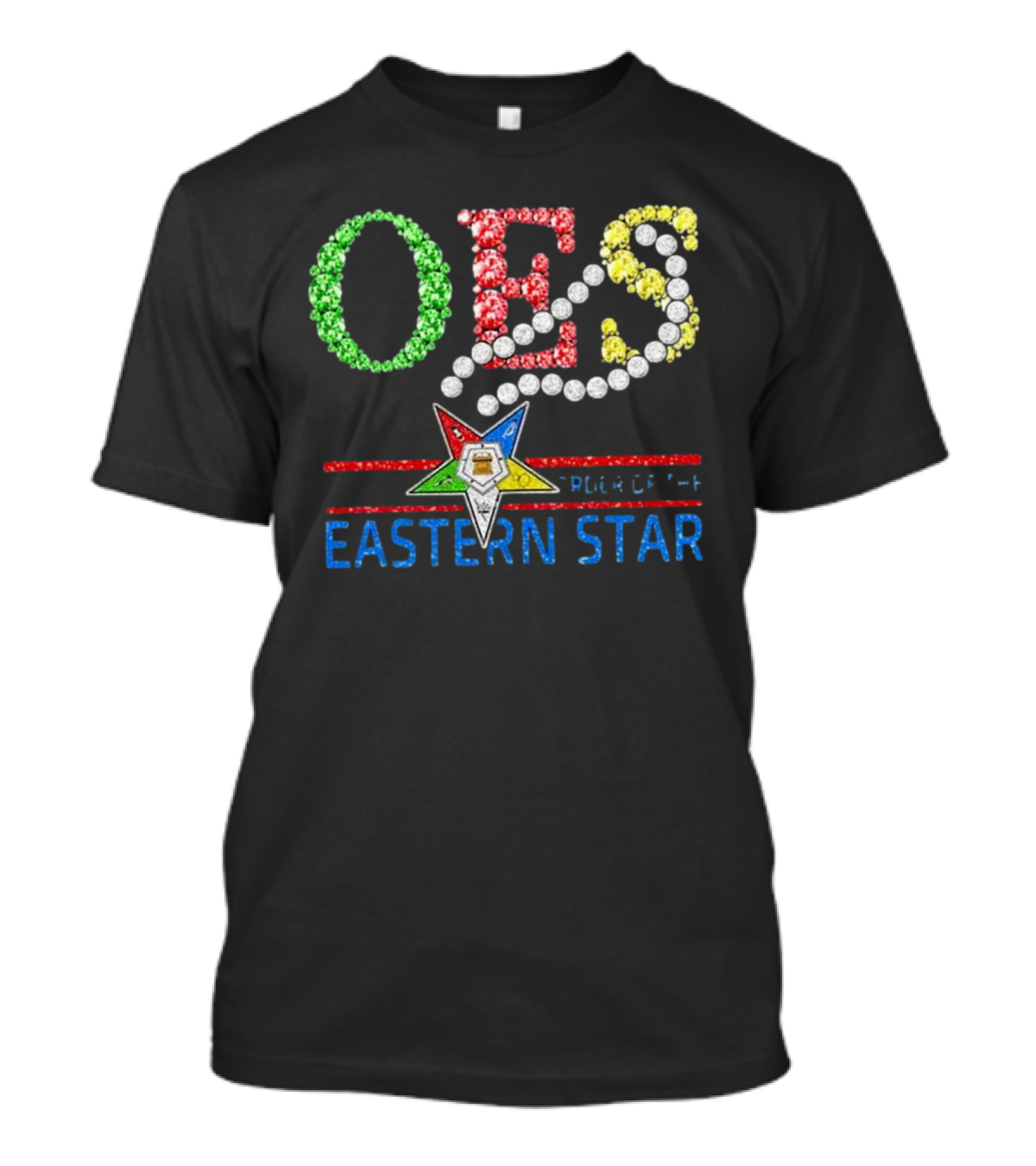 OES Bling Eastern Star Christmas T-Shirt