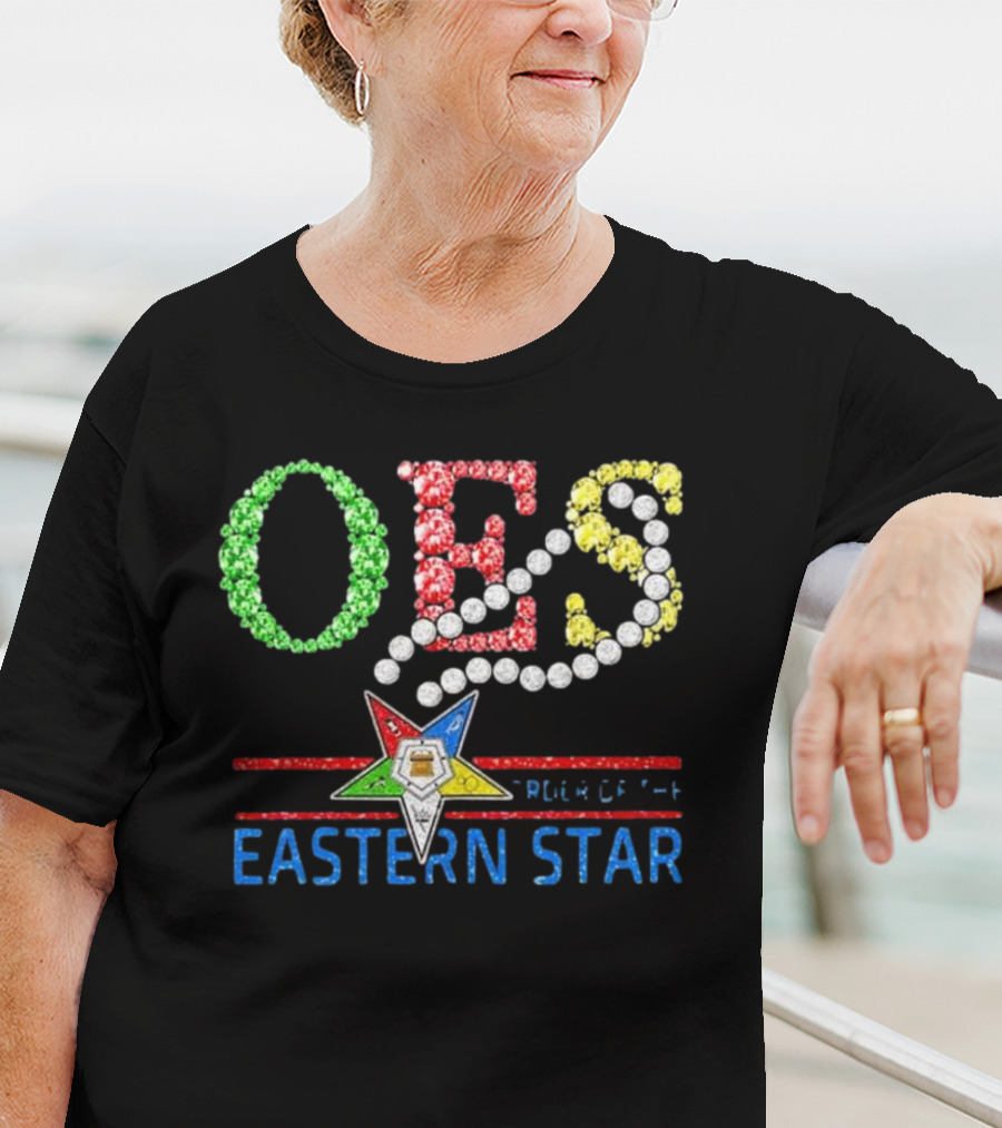 OES Bling Eastern Star Christmas T-Shirt