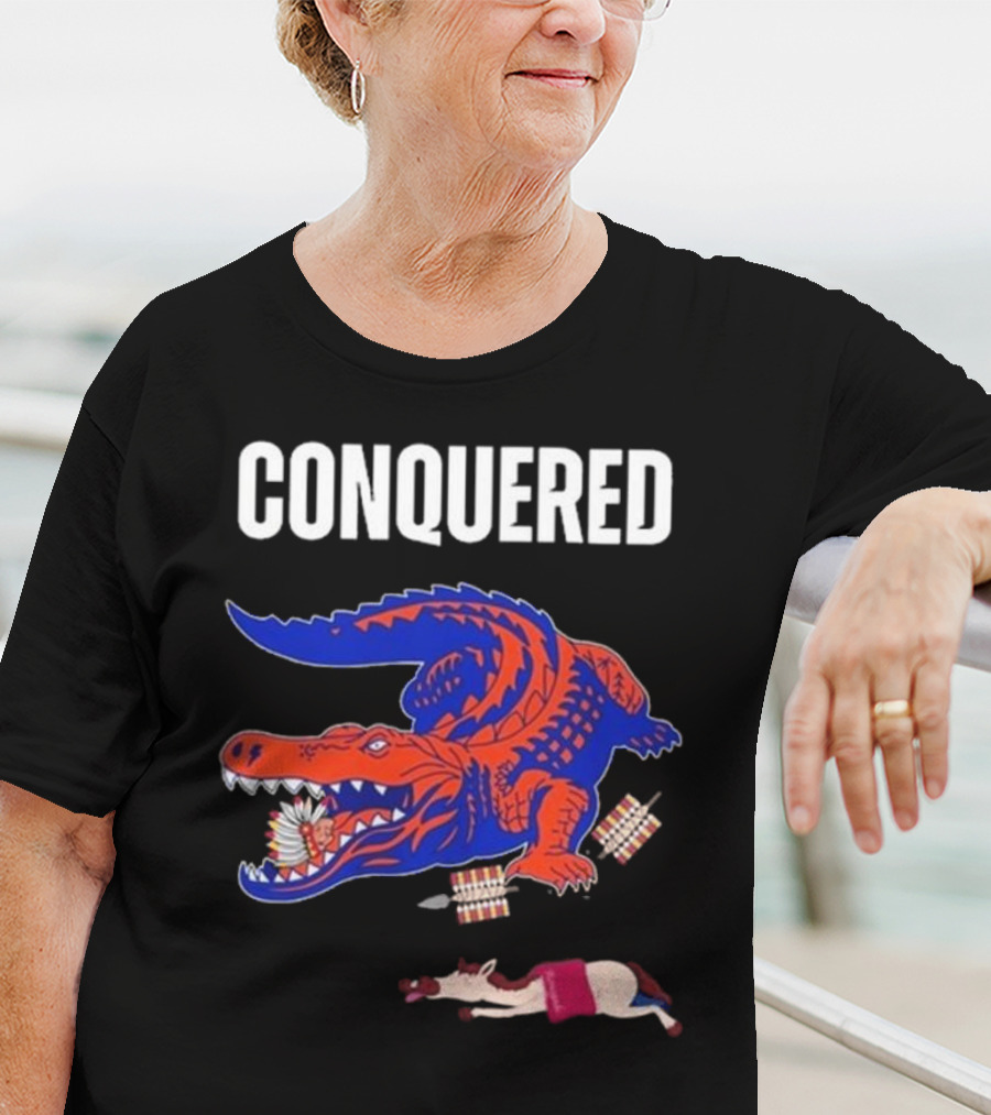 Conquered Florida Alligator Victory Over FSU Representation T-Shirt