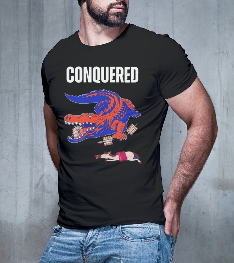 Conquered Florida Alligator Victory Over FSU Representation T-Shirt