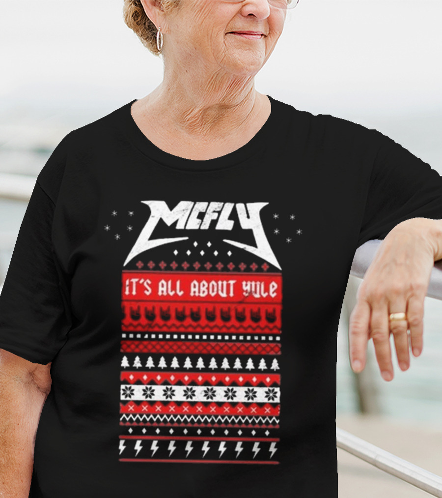 Mcfly Christmas It's All About Yule Festive T-Shirt