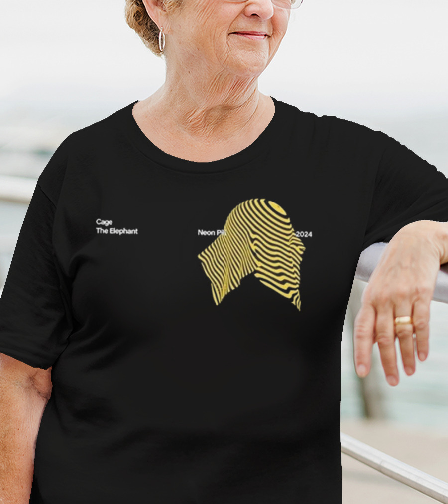 Cage The Elephant Neon Pattern T-Shirt