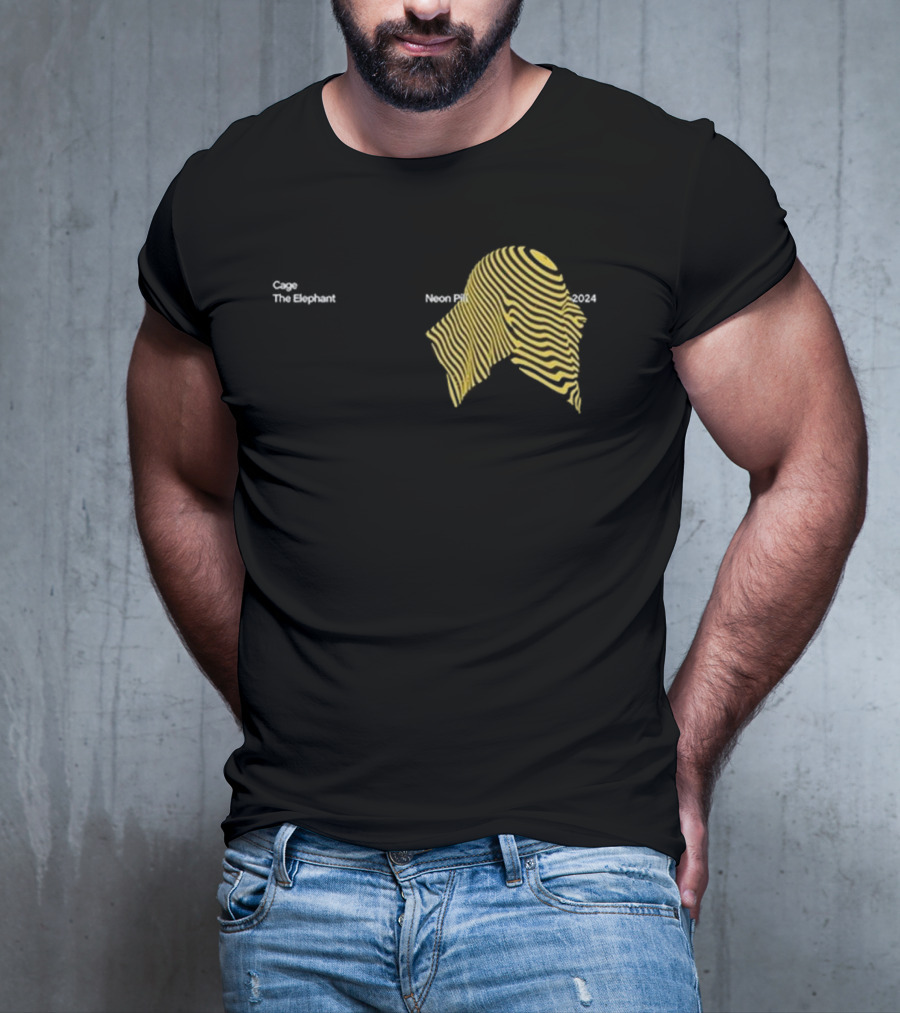 Cage The Elephant Neon Pattern T-Shirt