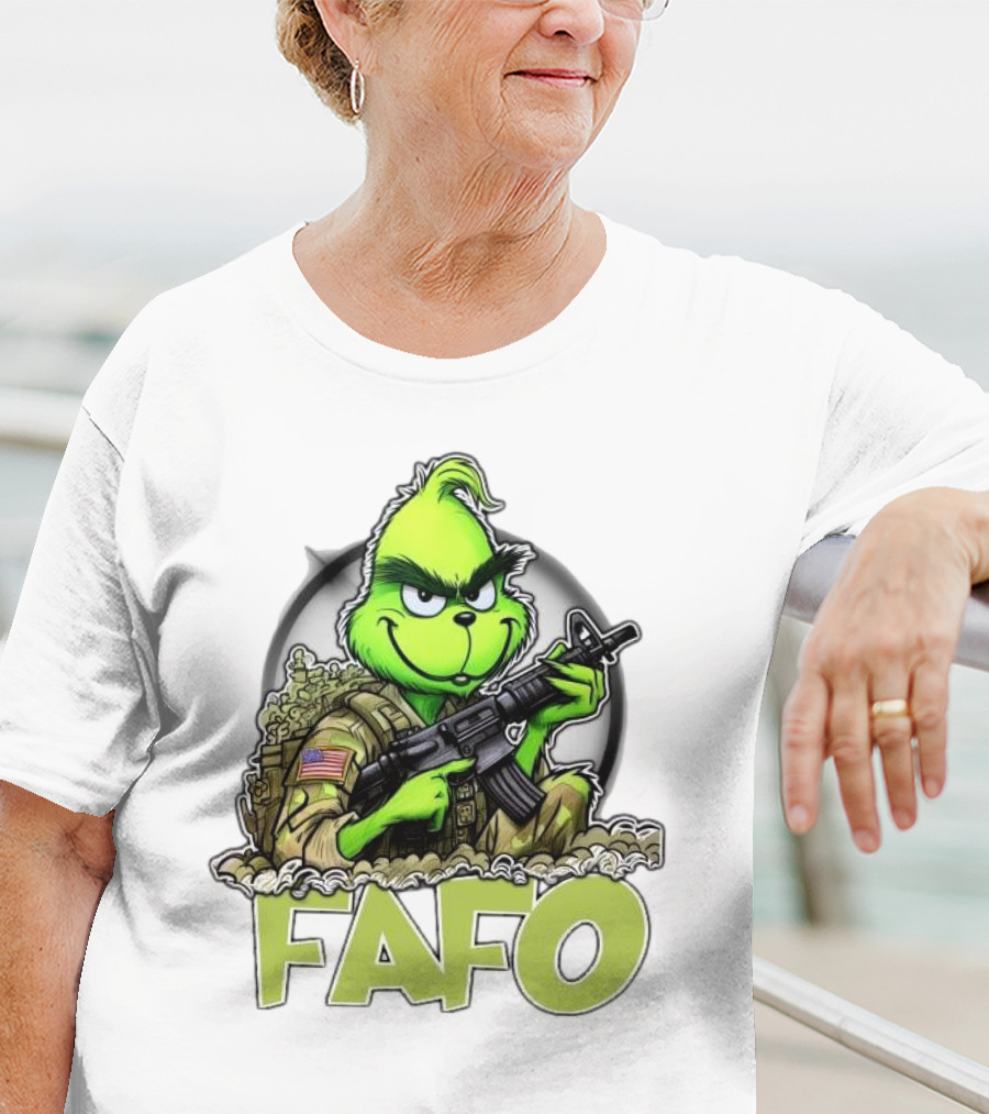 Grinch Fafo Military Christmas Special Edition T-Shirt