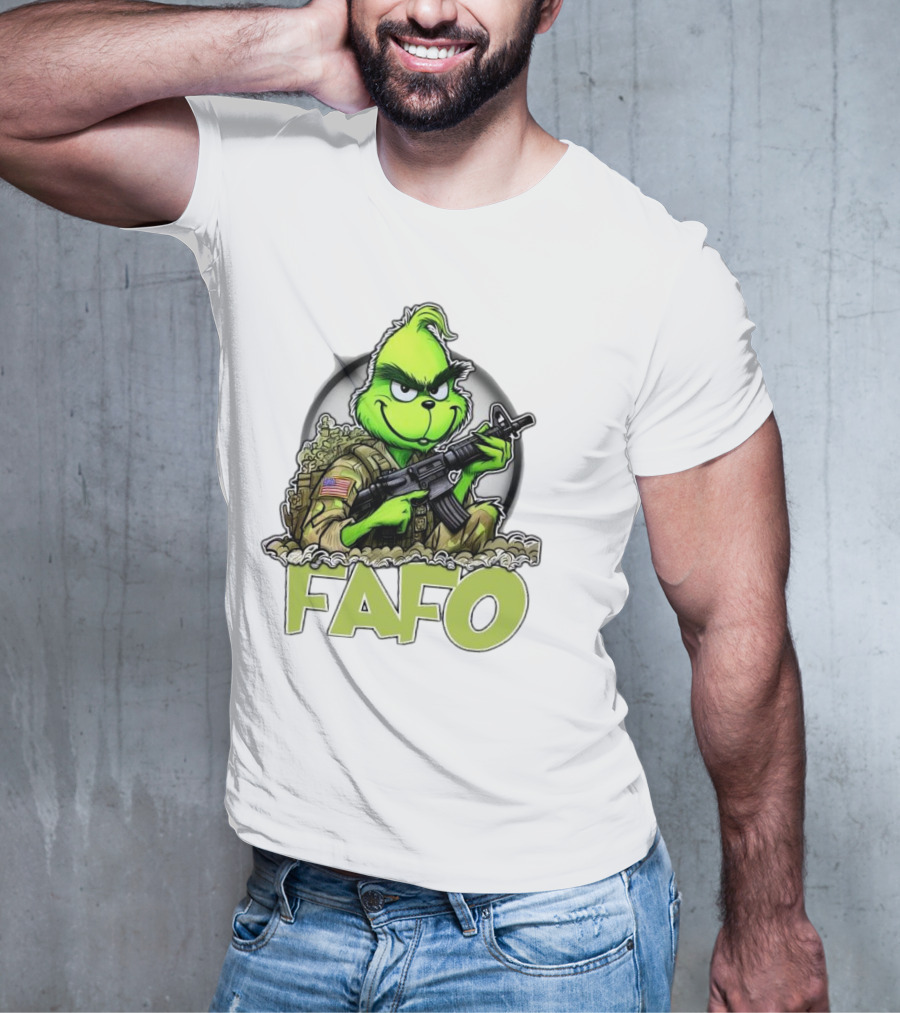 Grinch Fafo Military Christmas Special Edition T-Shirt