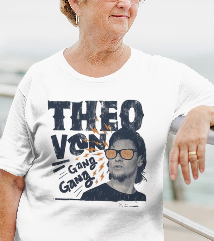 Theo Von Gang Gang Hypno Ivory Sunglasses T-Shirt