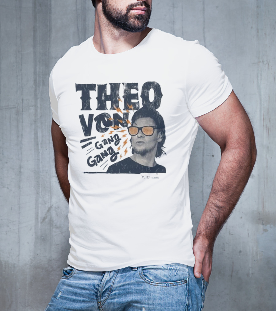 Theo Von Gang Gang Hypno Ivory Sunglasses T-Shirt