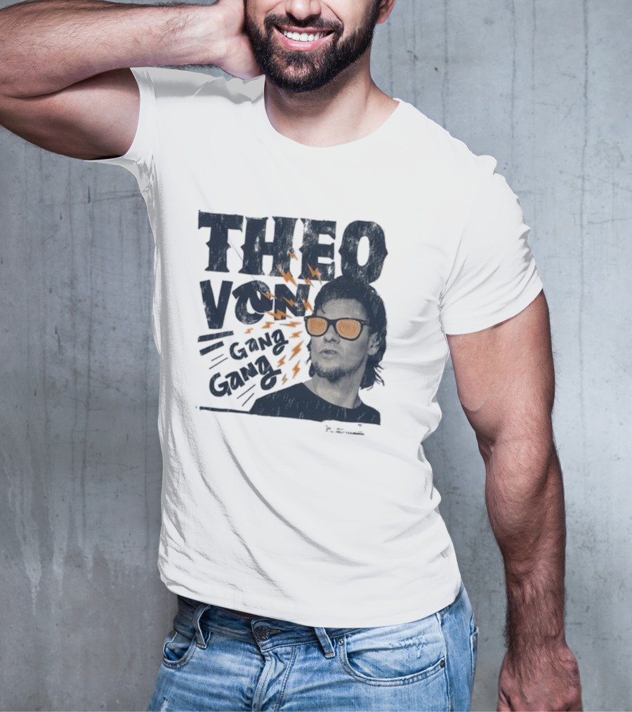 Theo Von Gang Gang Hypno Ivory Sunglasses T-Shirt