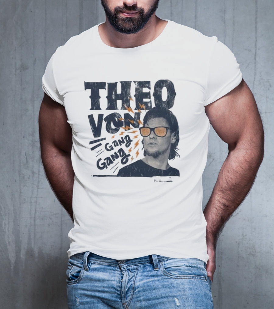 Theo Von Gang Gang Hypno Ivory Sunglasses T-Shirt