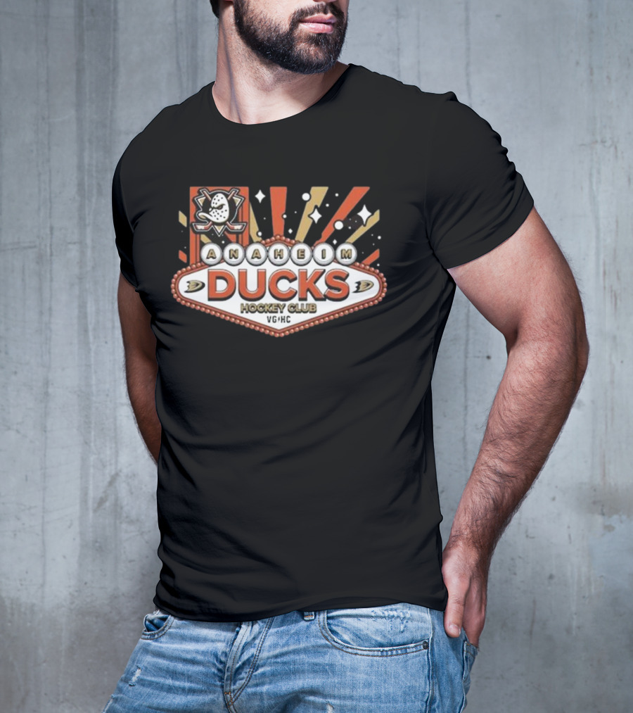Anaheim Ducks Hockey Club VG/HC City Lights T-Shirt