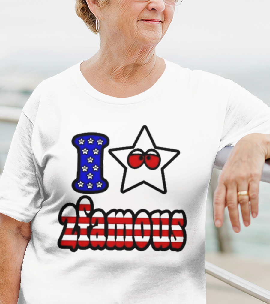 2Famous I Love Star USA 2Famous T-Shirt