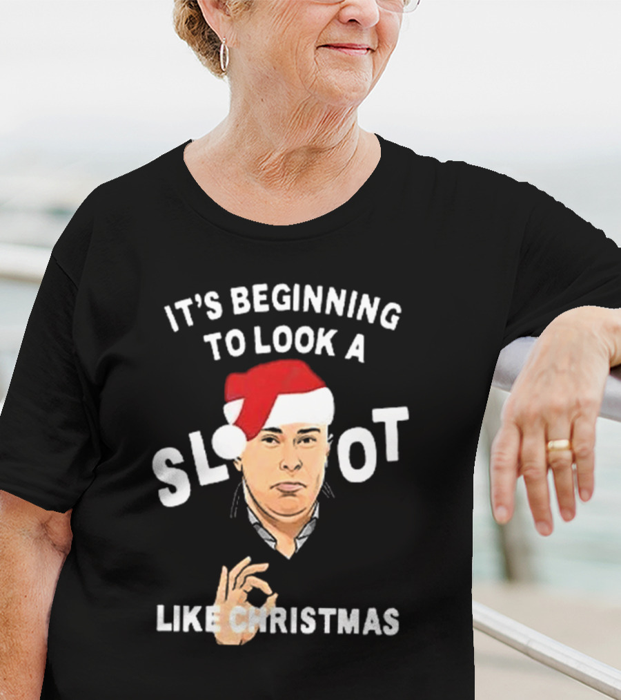 It's Beginning To Look A Slot Like Christmas Arne Slot Liverpool T-Shirt