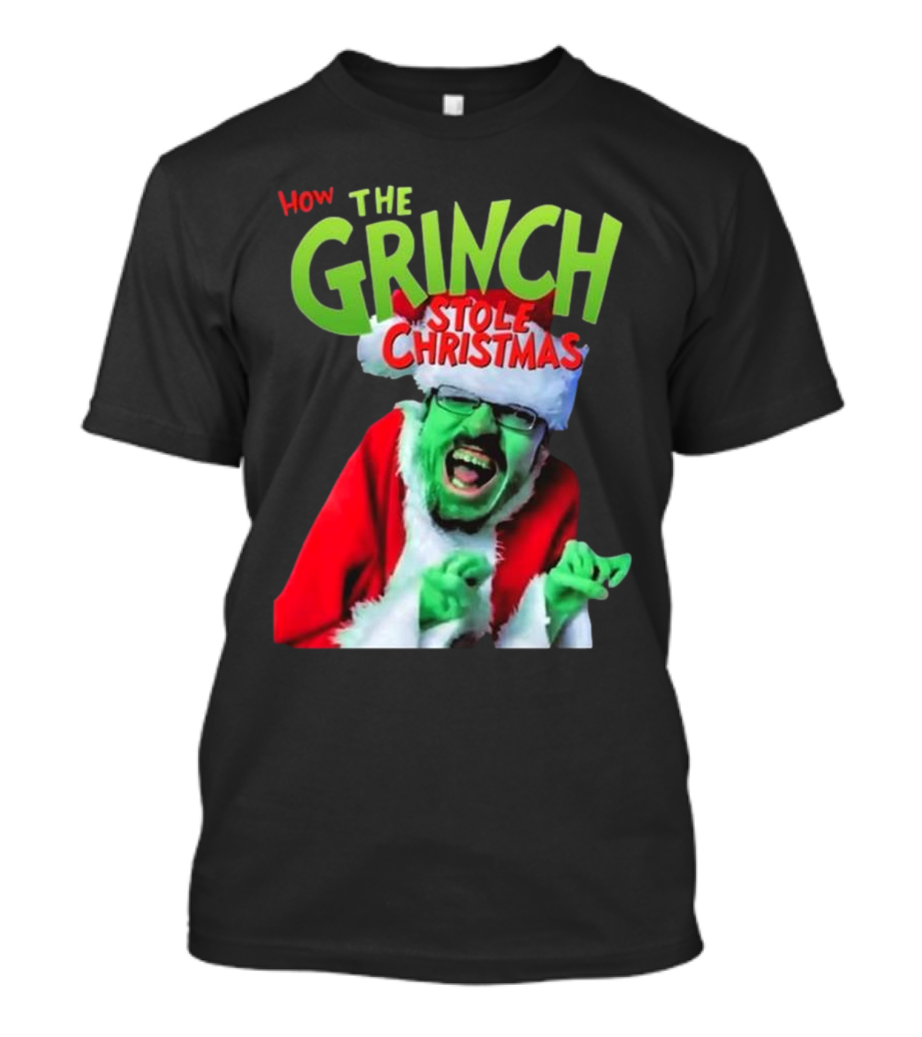 How The Grinch Stole Christmas Santa Costume Fun T-Shirt