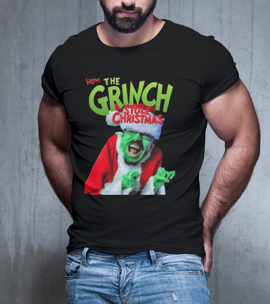 How The Grinch Stole Christmas Santa Costume Fun T-Shirt