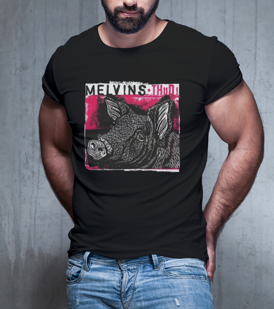 Melvins Thud Black Pig T-Shirt