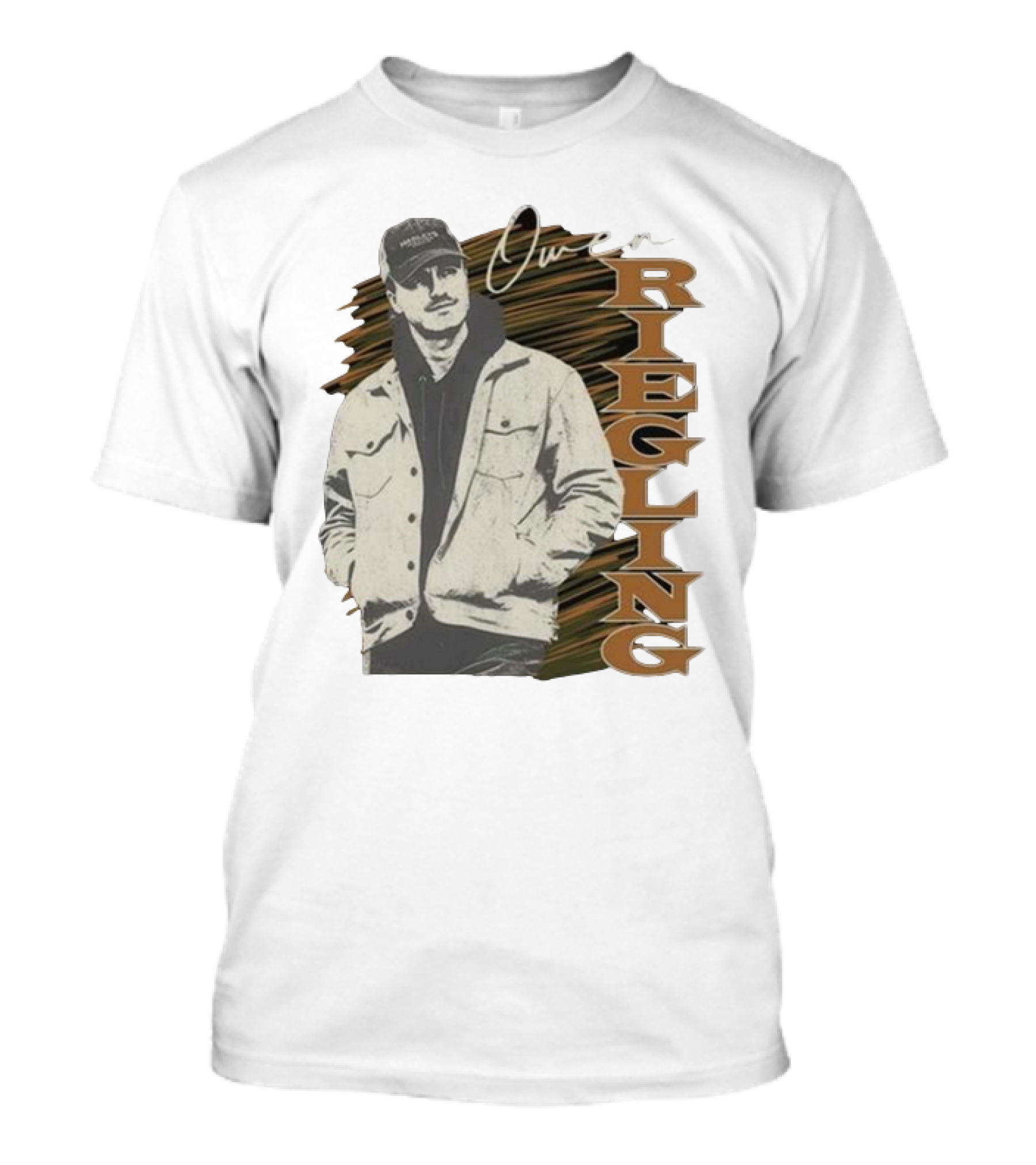 Owen Riegling Styled Portrait With Jacket And Cap T-Shirt