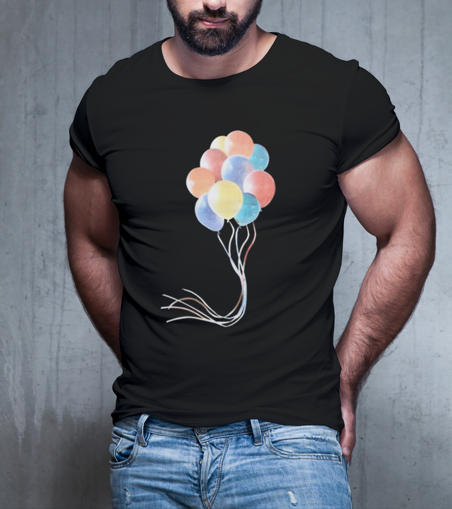 Pleasing X JW Anderson Multicolored Bunch Of Balloons Collection T-Shirt