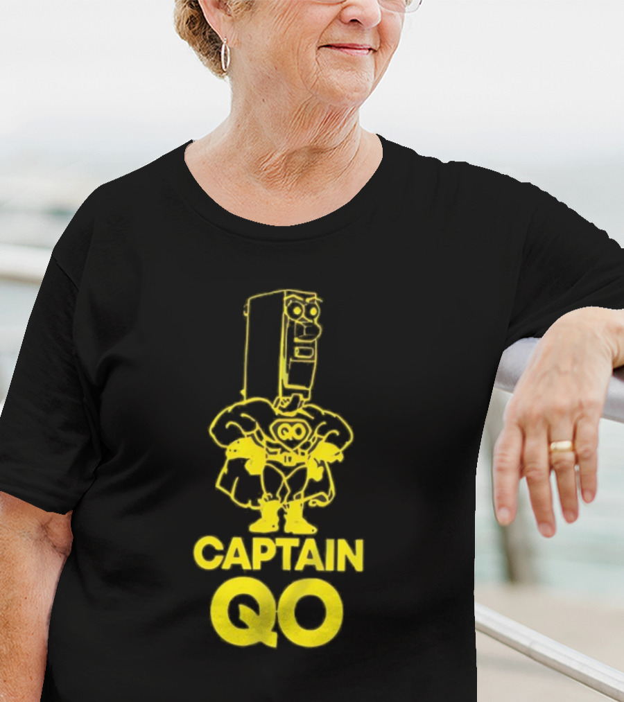 Captain QO Superhero The Big Bang Theory Comic T-Shirt