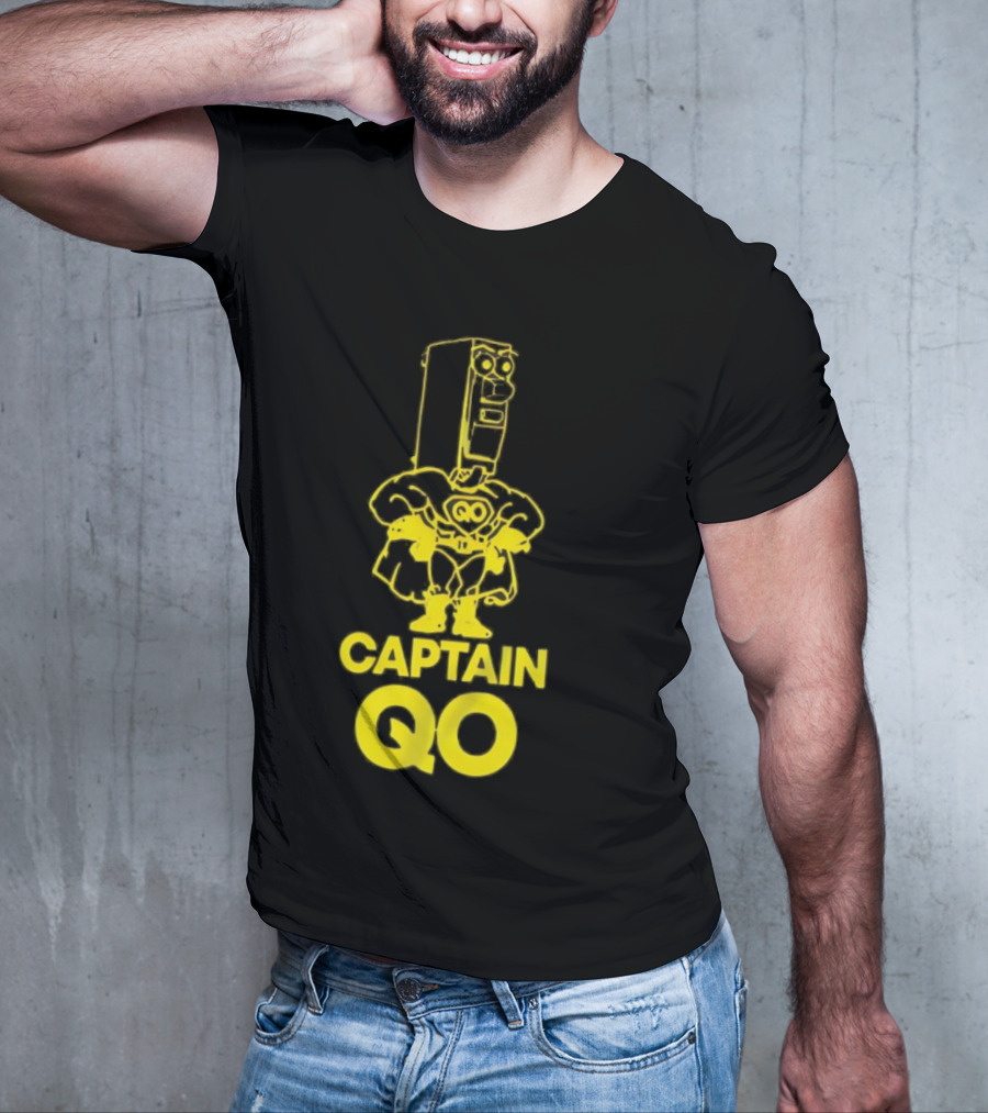 Captain QO Superhero The Big Bang Theory Comic T-Shirt