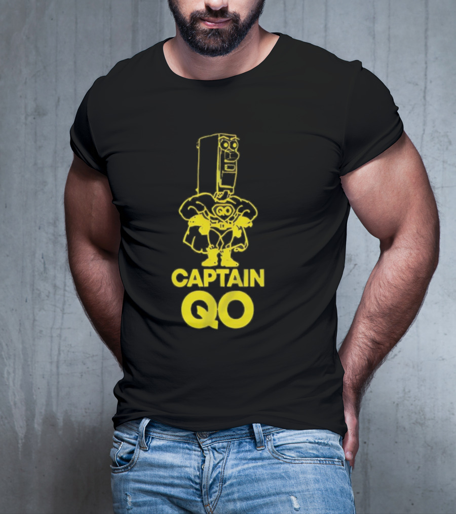 Captain QO Superhero The Big Bang Theory Comic T-Shirt