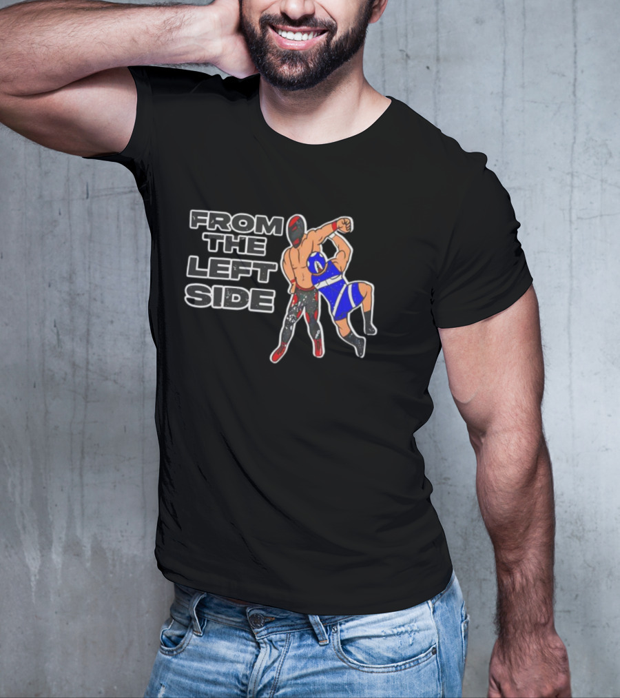 CM Punk From The Left Side Wrestling Cartoon T-Shirt