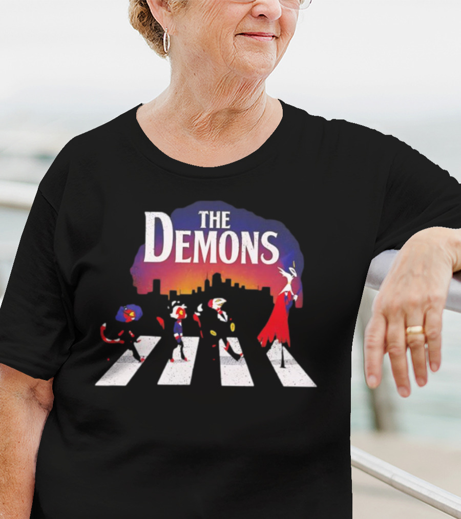 Hazbin Hotel Demons Walking Crosswalk T-Shirt