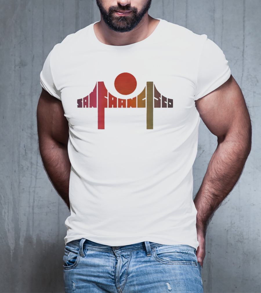 Death Proof Arlene San Francisco Golden Gate Bridge Sun T-Shirt