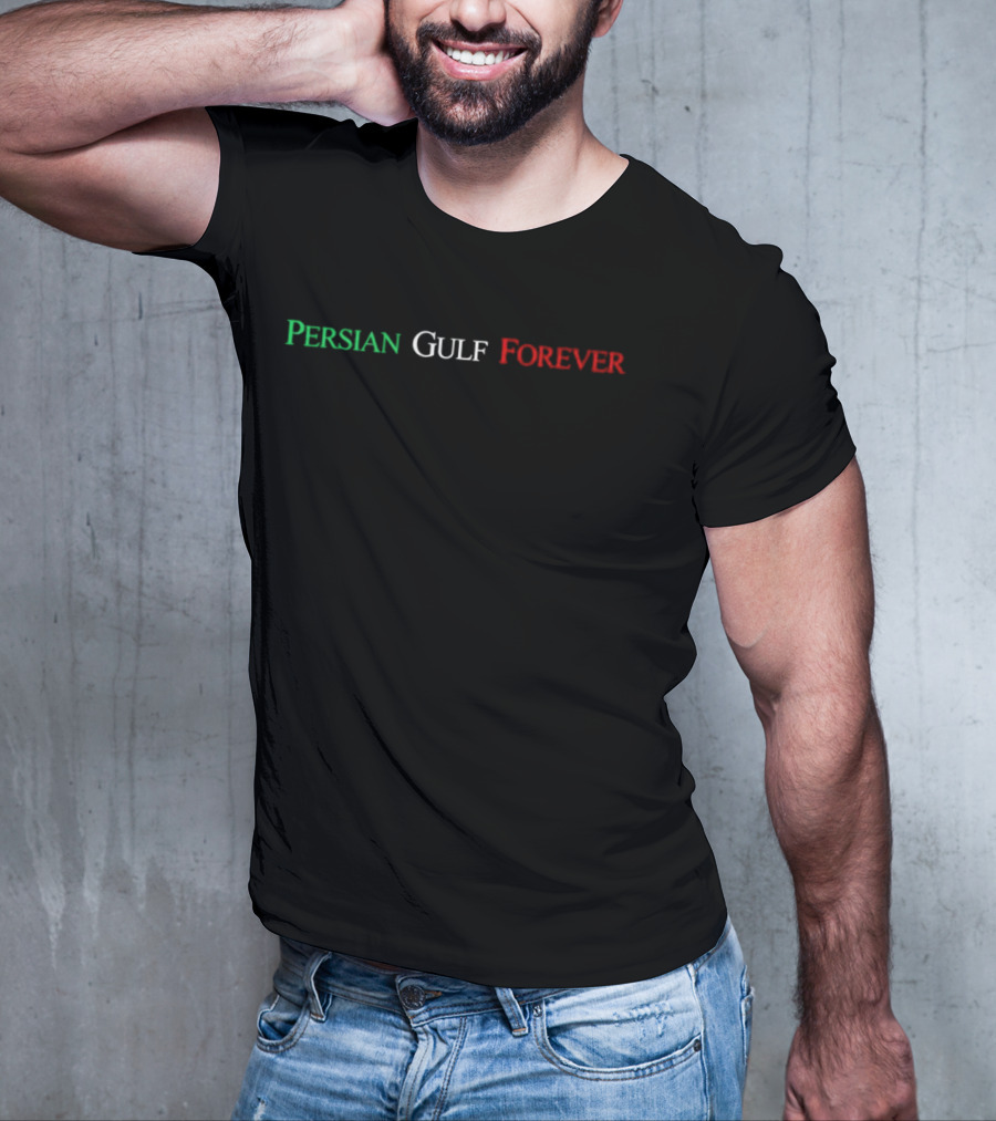 Johnny Nash Persian Gulf Forever Text In Red Green White T-Shirt