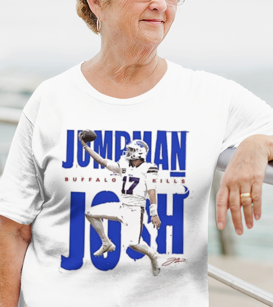 JUMPMAN JOSH BUFFALO BILLS 17 Signature T-Shirt