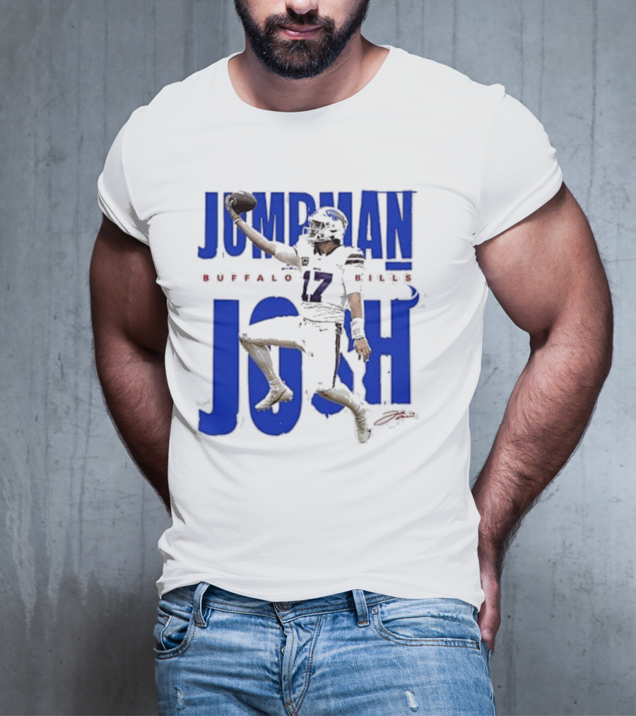 JUMPMAN JOSH BUFFALO BILLS 17 Signature T-Shirt