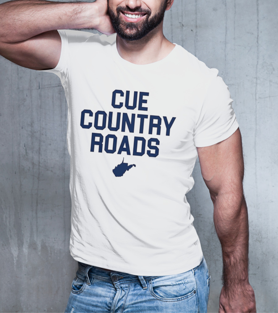 Lindzee Cue Country Roads West Virginia T-Shirt