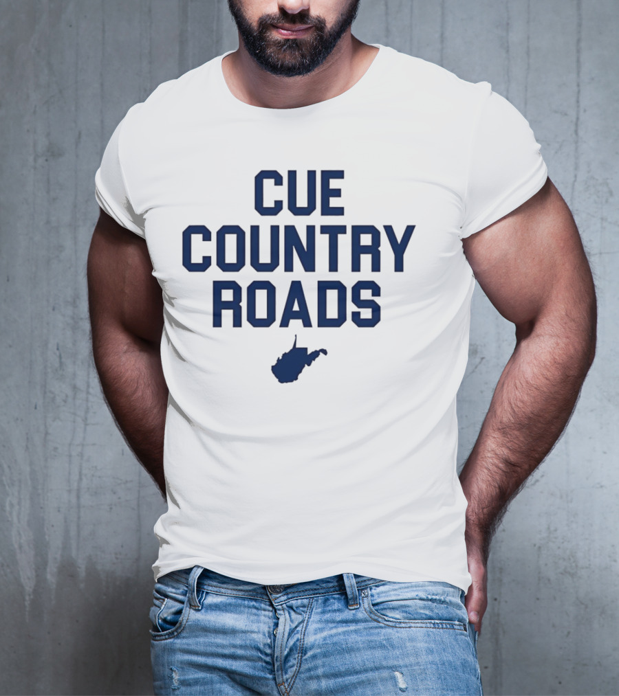 Lindzee Cue Country Roads West Virginia T-Shirt