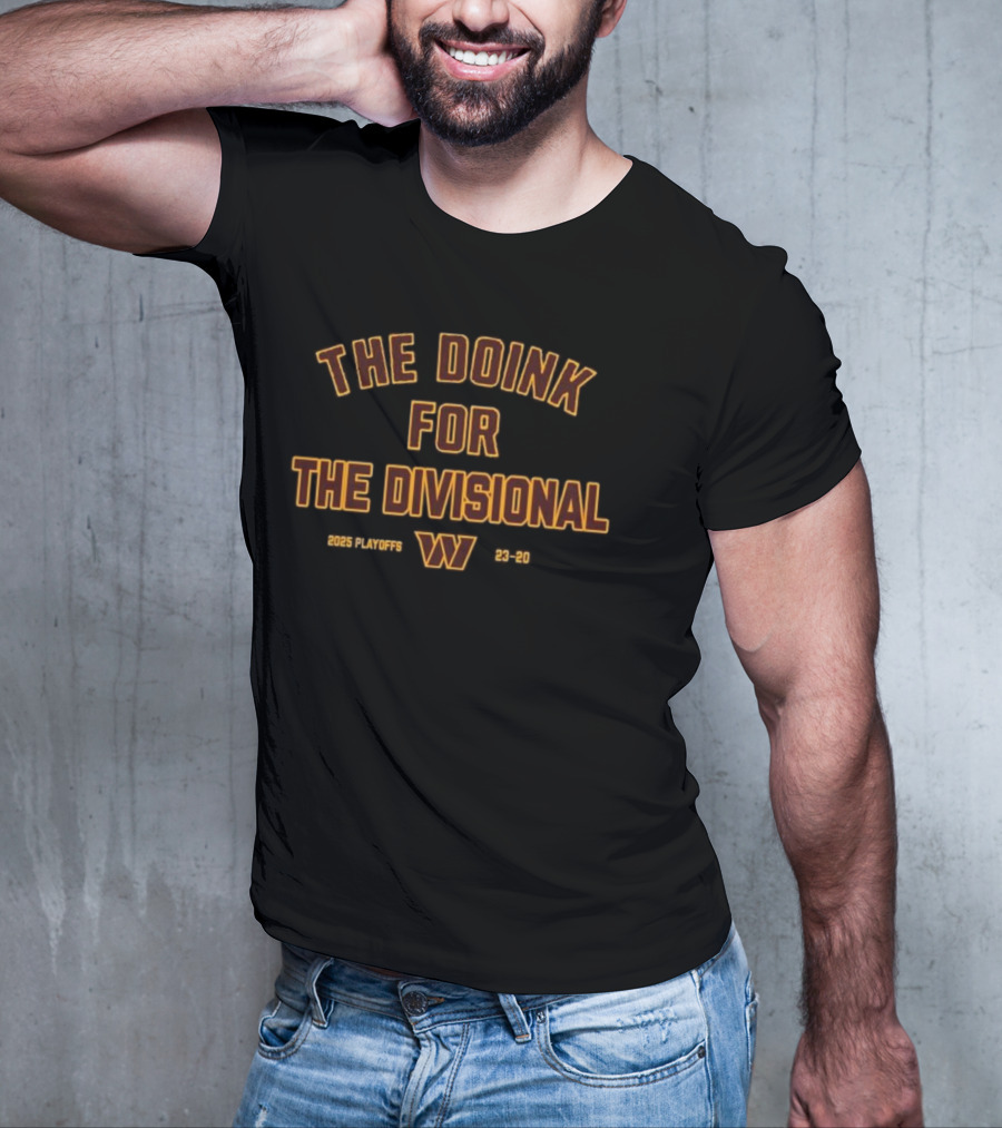 The Doink For The Divisional 2025 Playoffs Washington Commanders 23-20 T-Shirt