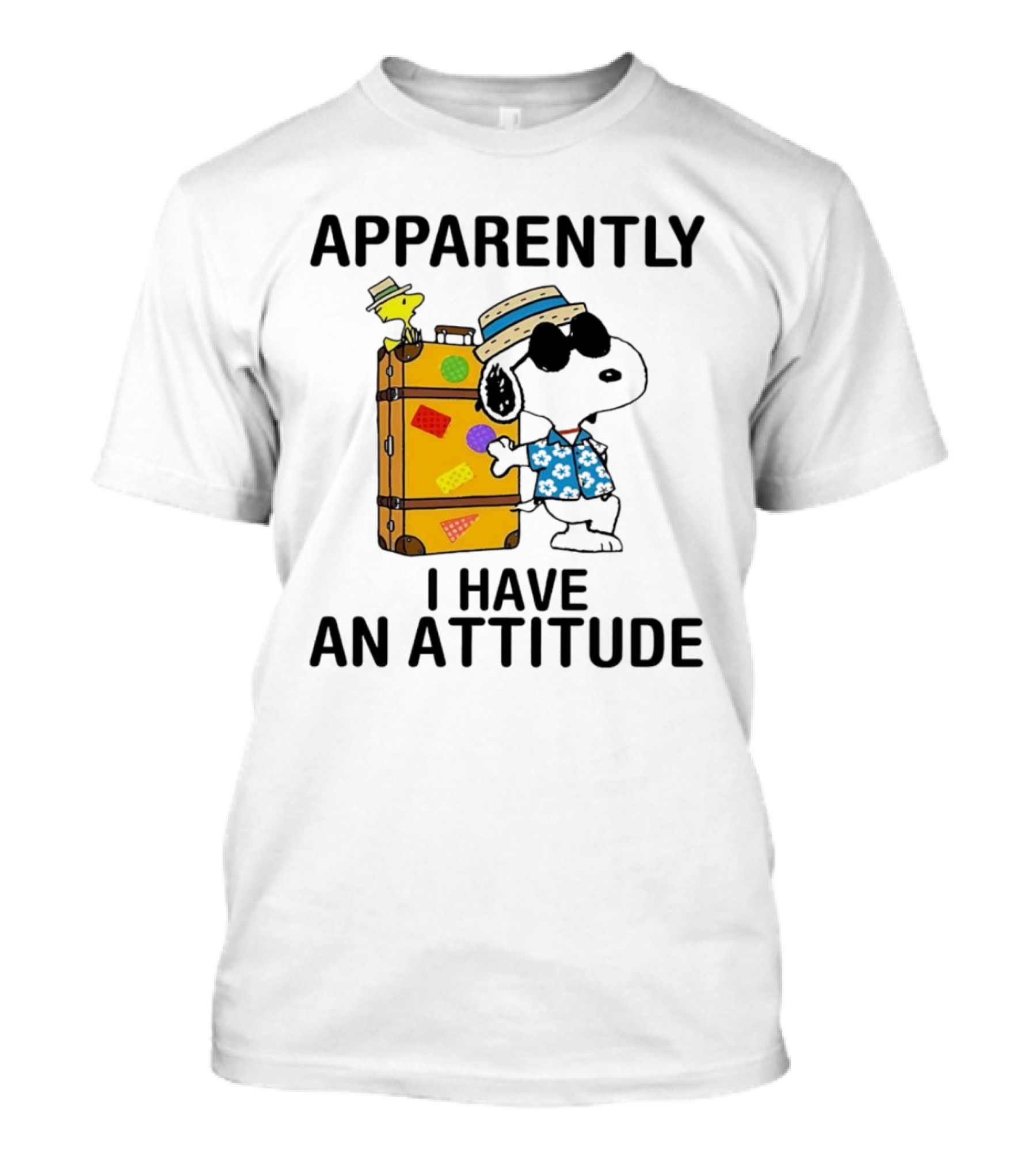 Apparently I Have an Attitude Snoopy with W...T-Shirt 