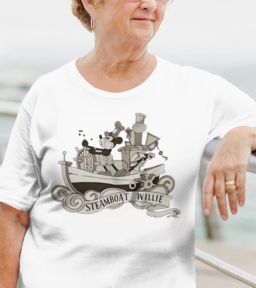 Steamboat Willie Steamboat Willie 1928 Vintage Classic T-Shirt