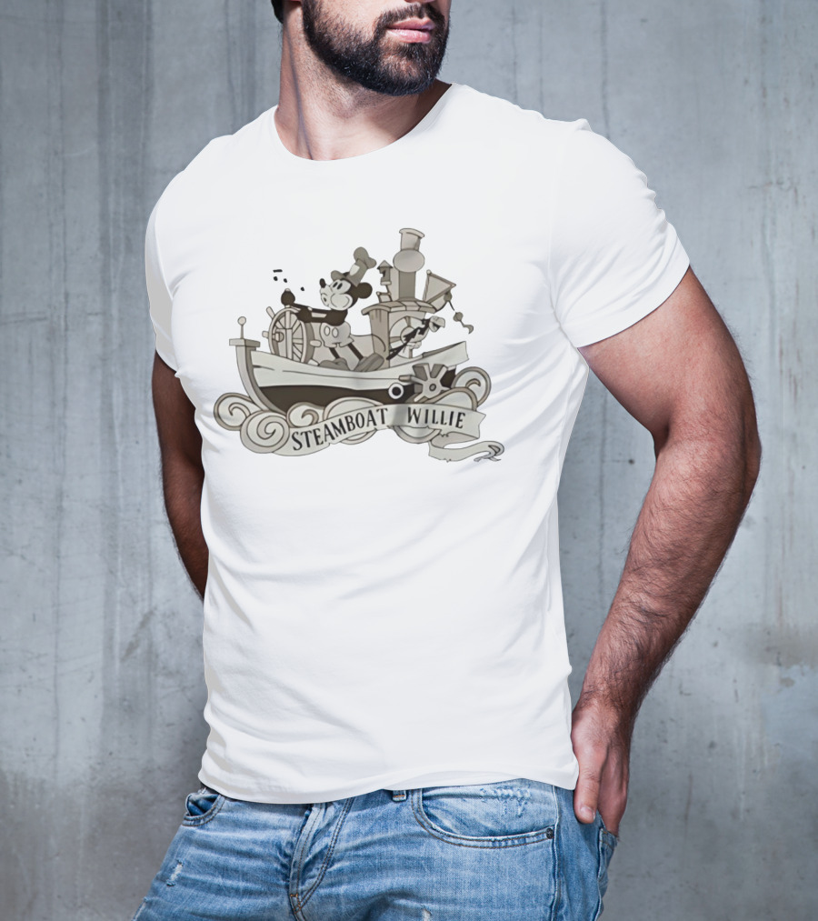 Steamboat Willie Steamboat Willie 1928 Vintage Classic T-Shirt