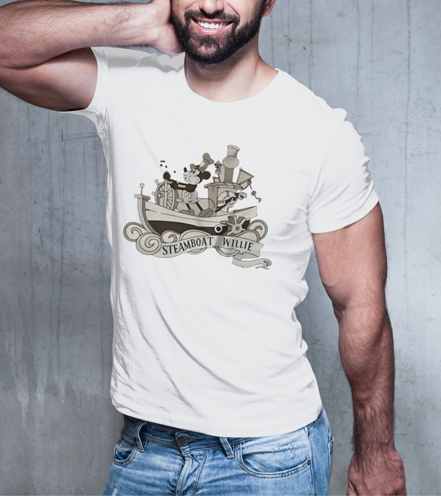 Steamboat Willie Steamboat Willie 1928 Vintage Classic T-Shirt