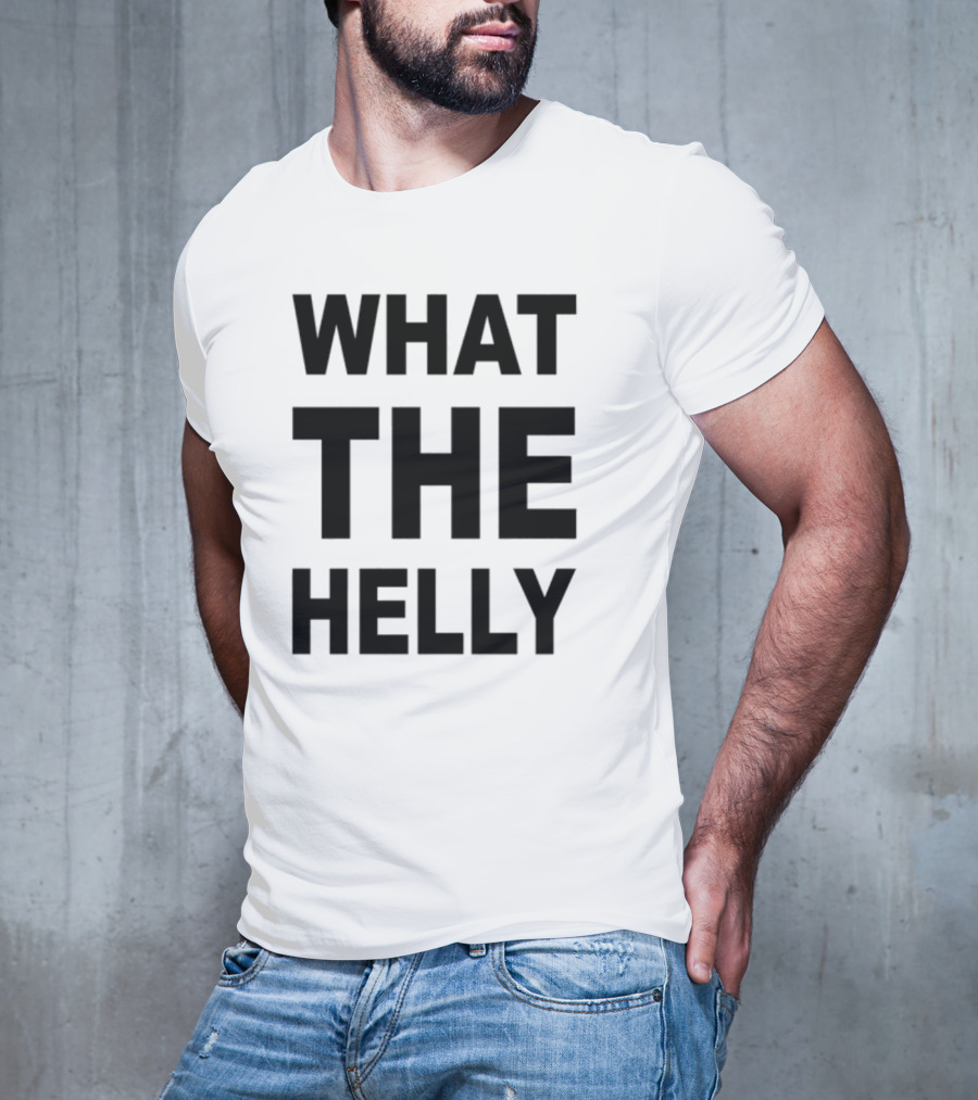 1 800 Wthelly Hotline Humor Statement Phone Graphic T-Shirt