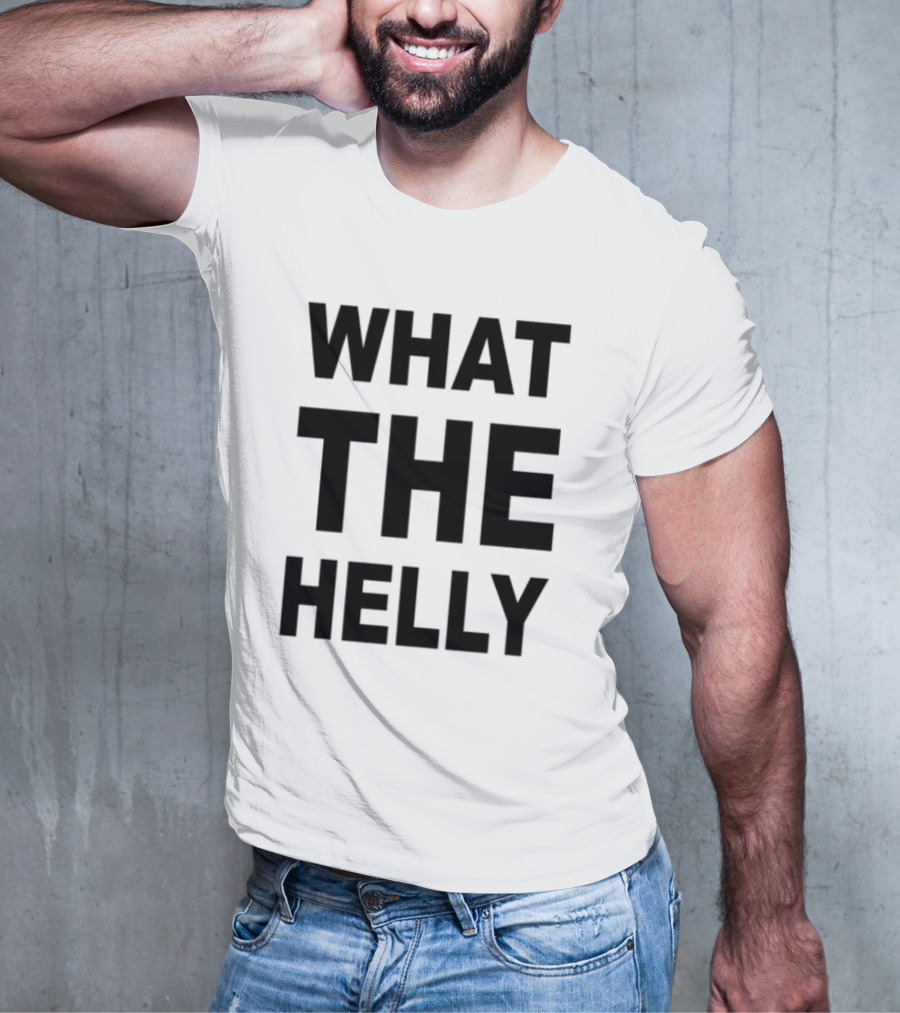 1 800 Wthelly Hotline Humor Statement Phone Graphic T-Shirt